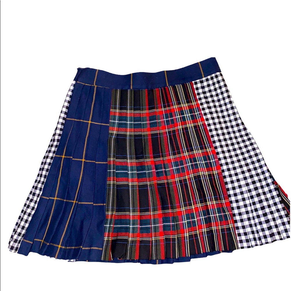 ZARA Plaid Pleated Tennis Skirt